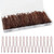 U Shaped Hair Pins, 240 pieces Brown Bun Hair Pins U Pins Brown Bobby Pins for Updos with Box, 2.4inch