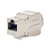 Cat7 RJ45 FTP Tool-less Type Zinc Alloy Module Shielded Keystone Jack Adapter 10 Gigabit Modular Jack (5PCS/Pack)