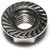 Hard-to-Find Fastener 014973181666 Serrated Lock Nuts, 1/4-28, Piece-8