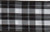 40mm Berisford Beaumont Tartan Ribbon 1 Black/White - per metre