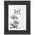 Americanflat 5x7 Picture Frame in Black - Use as 4x6 Picture Frame with Mat or 5x7 Frame Without Mat - Wide Frame, Shatter Resistant Glass, Built-in Easel, Hanging Hardware for Wall and Tabletop