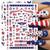 4th of July Nail Stickers, 8 Sheets Independence Day Nail Art Stickers Flag Nail Decals 3D Self-Adhesive Nail Art Supplies Flame Butterfly Heart Design I Love American Nail Sticker for Acrylic Nails 4th of July Nail Stickers, 8 Sheets Independence Day Nail Art Stickers Flag Nail Decals 3D Self-Adhesive Nail Art Supplies Flame Butterfly Heart Design I Love American Nail Sticker for Acrylic Nails