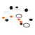 Losi Shock Rebuild Set: Mini 8IGHT, LOSB1917