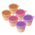 AimiDream Salad Dressing Container To Go,Small Dipping Sauce Cups,Wood Sauce Container with Silicone Lids, Small Condiment Containers with Lids,Leakproof, Reusable,6 Pack