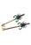 Percival Graves Scorpion Collar Pins Standard