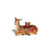Fitz and Floyd 49-662 Renaissance Holiday Deer Candleholder Resting