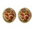 Sacred Heart of Jesus Earrings - Catholic Medal Necklace Religious Christian Jewelry