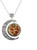 Sacred Heart of Jesus Moon Necklace - Catholic Medal Necklace Religious Christian Jewelry