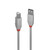 LINDY 36682 USB 2.0 Type A to B Cable - Anthra Line Grey, 1m