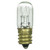 Sunlite 15T4/CL Incandescent 15-Watt, Candelabra Based, T4 Tubular Bulb, Clear