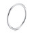 Milacolato 1mm Thin Ring S925 Sterling Silver Rings 18K Wihte Gold Filled Stacking Stackable Knuckle Pinky Thumb Ring Polished Plain Minimalistic Point Finger Band Ring for Women Girl Comfort Fit Size 7