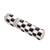 Portable Perfume Atomizer for Travel, Rhinestone 12ml Refillable Mini Glass Perfume Spray Bottle, Easy Refillable Leakproof Perfume Dispenser Aftershave Atomizer Empty Spray Bottle (Black-White)