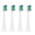 Asocrew Replacement Toothbrush Heads Compatible with Philips Sonicare for C3 C2 G2, Electric Brush Heads for Sonicare C2 Plaque Control ProtectiveClean 4100 5100 6100 9023-BL551