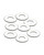IMScrews 1/4 Inch SAE Flat Washers - Pack of 50 - Premium 304 Stainless Steel Washers for Reliable Fastening