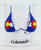 Colorado Flag Bikini Bust 3D Shot Glass