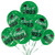 Graduation Party Decorations, Congrats Grad Balloons for 2023 Graduation Party Supplies,12 pcs Class Green Balloons, 17 Inch