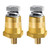 2-Pack Battery Terminal Connectors Battery Post Terminals 5/16" M8 Battery Post Adapter Top Or Side Terminal Charging Posts Cable Positive Negative Car Battery Post Extender Stud Extender Screws