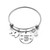 AGR8T Best Friend Sister Bangle Bracelet Elephant Graduation Gift Not Sisters by Blood But Sisters by Heart