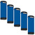 Hibate 5pcs Neoprene Luggage Handle Wrap for Suitcase Identifier Luggage Makers Covers Wraps Travel Accessories - Blue