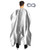 Adult Superhero Cape and Mask for Man and Woman - Halloween Party Vampire Capes Dress Up Superhero Costume (Silver)