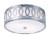 Trans Globe Lighting MDN-900 Indoor Balboa 10" Flushmount, Polished Chrome