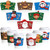 24 Pieces Christmas Coffee Tea Cup Sleeves Disposable Corrugated Paper Cup Sleeves for 12 oz and 16 oz Paper Cup Snowman Santa Cup Sleeves for Hot Chocolate Cocoa Cold Beverage(No Cups Included)