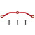 HOBOHY Aluminum Alloy Steering Tie Rods for TRX4M 1:18 RC Crawler Replacement Upgrade Parts (Red)