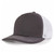 TopTie Trucker Cap Adjustable Snapback Cap, Structured, 6 Panel, Mid Profile Wholesale-Charcoal White