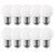 ProCrus LED Night Light Bulb 3W,E26 G14 LED Light Bulbs,3000K Soft White,Small E26 Bulbs G45,Replaces 15W Incandescent Lights,for Bedroom,Ceiling Fan,Table Lamp,Pendant Fixtures,AC85~265V,10 Pack