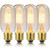 ZTGJMN T45 Retro Edison Bulb, 40w, 110-130v, E26/E27 Base Dimmable, 2200k Amber Warm Yellow, Antique Decoration for Household Lamps, Suitable for Home Office Lighting