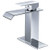 BWE Waterfall Spout Single Handle One Hole Commercial Bathroom Sink Faucet Chrome Deck Mount Lavatory