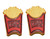 Pack of French Fries Stud Earrings (S313)