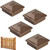 Post Caps, Wood Fence Post Bracket 4X4 (actual 3.5" x 3.5") Plastic Waterproof Post Topper Cover for Wooden Poles of Decks or Corridors