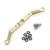 AXSPEED Brass Steering Linkage Links Rod Tie for 1:18 TRX4-M TRX4M RC Truck Upgrade Parts Gold