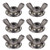 Hurricane Shutter Panel Washered Wingnuts 1/4-20 Wing nut (25)