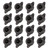 METALLIXITY Pressure Compensating Dripper, (1 Gallon Per Hour) 50Pcs, Plastic Irrigation Drip Emitters - for Watering Garden Lawn Plants, Black