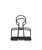 Kikkerland OR73-BK Wire Clips, Paper-Clips, Black