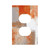 Orange Gray Abstract 1 Gang Device Electrical Duplex Outlet Plate Covers Decorative Single Duplex Wall Plate Receptacle Light Switch Cover Switchplate