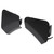 uxcell 1 Pair Unpainted Front Left Right Bumper Tow Hook Cover for Toyota Highlander 2011-2013 Front Bumper Tow Hook Eye Cap Black