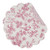 Evergreen Toile Round Rosy Red 17 inch Cotton Christmas Placemats Pack of 4