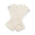 Steve Madden LUREX INFUSED CHEVRON KNIT GLOVE- IVORY