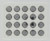 3V Lithium Button Cell Batteries CR2032, 20 Cells