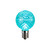 Vickerman G50 LED Teal Faceted Replacement Bulb, E17/C9 Nickel Base .45 Watts, Dimmable, 10 Bulbs per Pack
