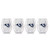 Duck House NFL St. Louis Rams Unisex Plastic Stemless Wine Glass Setplastic Stemless Wine Glass Set, Clear, 18 oz/ea