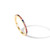 PAVOI 14K Yellow Gold Plated Sterling Silver Stackable Ring Colored CZ Stones | Multi Color Stones Eternity Bands for Women (Size 5)