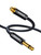 VANAUX RCA to 6.35mm Jack Adapter Cable 1/4 Inch Male to RCA Female TS Jack Cord Compatible with Microphone,Guitar,Speaker,Amplifier,Mixer and More - Black (3.3/1m)