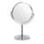 Wtrgas 1X 3X Magnifying Makeup Mirror Vanity Mirror for Tabletop, Silver 7 Inch Standing Bathroom Cosmetic Mirror, Portable Double Sided Magnification Mirror