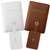 2 Pieces Passport Covers and 2 Pieces Luggage Tags, Passport Holder Travel Suitcase Tag (White, Brown)