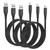 UZEUZA [3Pack] iPhone Charger Cord 10ft, [MFi Certified] Extra Long USB A to Lightning Cable, Charging 10 Feet Cables for 14 Pro Max/13 Mini/12/11/XS/MAX/XR/8 Plus/7/6/5/SE/iPad-Black