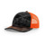 Richardson Unisex 112P Trucker Adjustable Snapback Baseball Cap, Kryptek Typhon/Neon Orange, One Size Fits Most
